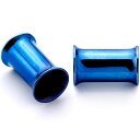 ボディキャンディー ボディピアス アメリカ 日本未発売 ウォレット Body Candy 2Pc Blue Anodized Steel 5mm Double ...