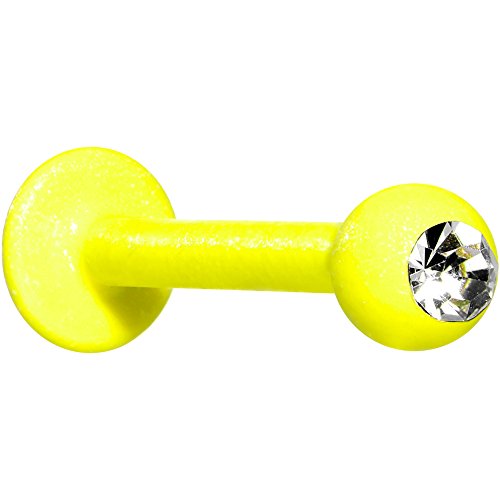 ボディキャンディー ボディピアス アメリカ 日本未発売 ウォレット Body Candy Yellow Plated Steel Clear Accent Gl...