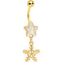 ボディキャンディー ボディピアス アメリカ 日本未発売 ウォレット Body Candy Gold Tone Plated Steel Clear Accent...