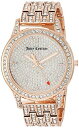 ジューシークチュール 腕時計 ジューシークチュール レディース Juicy Couture Black Label Women's Genuine Crystal Accented Rose Gold-Tone Bracelet Watch腕時計 ジューシークチュール レディース