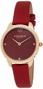 rv AN{XXXIV fB[X Akribos XXIV Womenfs Swarovski Crystal Studded Watch ? 3 Genuine Diamond Markers, Comfortable Red Leather Strap, Red Glossy Dial ? AK1059RDrv AN{XXXIV fB[X