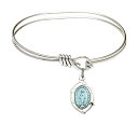 Bonyak Jewelry ブレスレット ジュエリー アメリカ アクセサリー 5 3/4 inch Oval Eye Hook Bangle Bracelet w/Miraculous Leaf in Sterling SilverBonyak Jewelry ブレスレット ジュエリー アメリカ アクセサリー