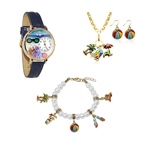 rv C܂Ȃ킢 v[g NX}X jZbNX Whimisical Gifts Summer Fun Watch & Jewelry Set (4 Pieces, Gold)rv C܂Ȃ킢 v[g NX}X jZbNX