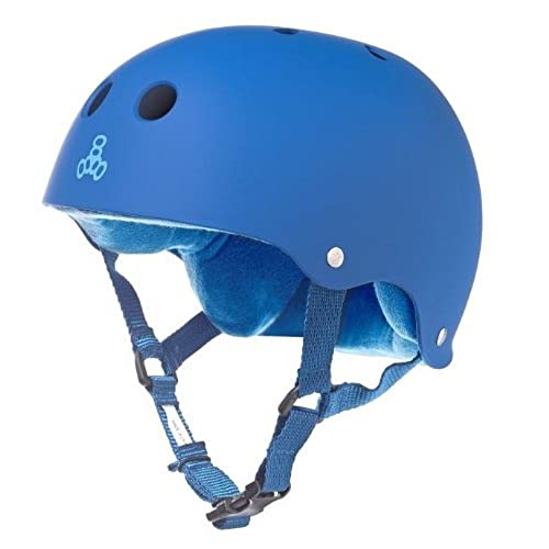 ヘルメット スケボー スケートボード 海外モデル 直輸入 1248 Triple Eight Sweatsaver Liner Skateboarding Helmet, Royal Blue Rubber, X-Largeヘルメット スケボー スケートボード 海外モデル 直輸入 1248