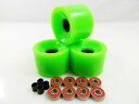 ベアリング スケボー スケートボード 海外モデル 直輸入 70mm Longboard Skateboard Wheels + ABEC 7 Bearings ...