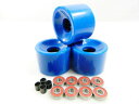 ベアリング スケボー スケートボード 海外モデル 直輸入 60mm Skateboard Wheels + ABEC 7 Bearings Spacers (Blue)ベアリング スケボー スケートボード 海外モデル 直輸入