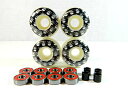ベアリング スケボー スケートボード 海外モデル 直輸入 Graphic 52mm Pro Skateboard Wheels + ABEC 7 Bearing...