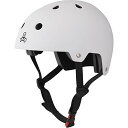 ヘルメット スケボー スケートボード 海外モデル 直輸入 3017 Triple Eight Dual Certified Bike and Skateboard Helmet, White Matte, Small / Mediumヘルメット スケボー スケートボード 海外モデル 直輸入 3017