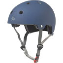 wbg XP{[ XP[g{[h COf A 3023 Triple Eight Dual Certified Bike and Skateboard Helmet, Blue Matte, Large / X-Largewbg XP{[ XP[g{[h COf A 3023