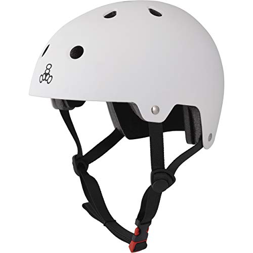 ヘルメット スケボー スケートボード 海外モデル 直輸入 3018 Triple Eight Dual Certified Helmet, Large / X-Large , White Matteヘルメット スケボー スケートボード 海外モデル 直輸入 3018