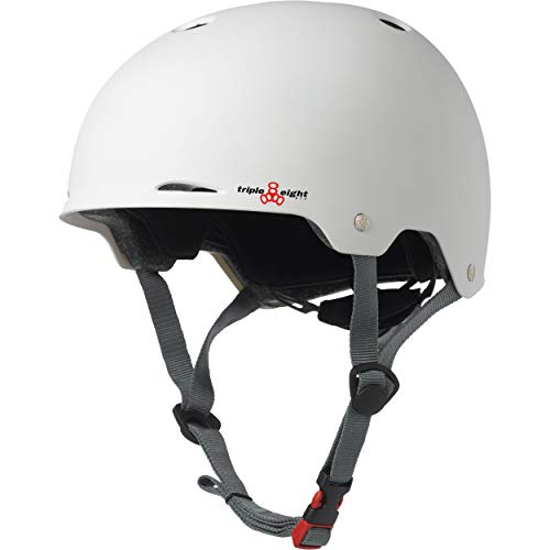 إå ܡ ȥܡ ǥ ľ͢ 3322 Triple Eight Gotham Dual Certified Helmet for Skateboard, Bike, Roller Skating, Sizes for Adults aand Teens, White Matte, Small / Mediإå ܡ ȥܡ ǥ ľ͢ 3322