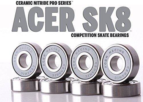 ٥ ܡ ȥܡ ǥ ľ͢ Skateboard Wheel & Truck Titanium Hardware by ACER Racing (Ceramic Skateboard Bearings)٥ ܡ ȥܡ ǥ ľ͢