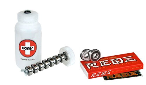 ٥ ܡ ȥܡ ǥ ľ͢ DECK Bones Super Reds Bearings, 8 Pack With Bones Skate Bearings Cleaning Unit٥ ܡ ȥܡ ǥ ľ͢ DECK