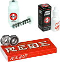 ベアリング スケボー スケートボード 海外モデル 直輸入 DECK Bones Super Reds Bearings 8 Pack set - Speed C...