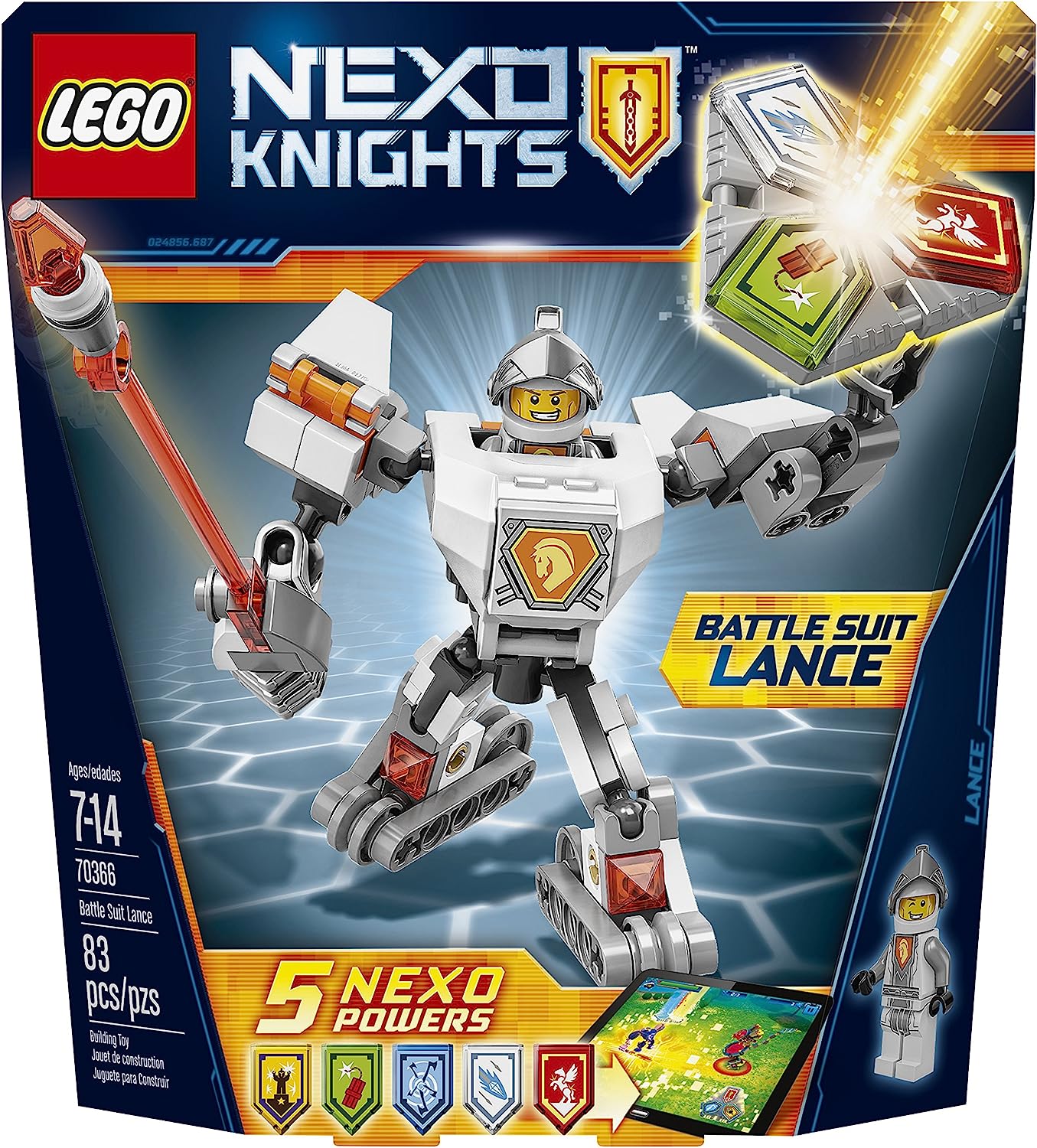 レゴ ネックスナイツ 【送料無料】LEGO Nexo Knights Battle Suit Lance 70366 Building Kit (83 Piece)レゴ ネックスナイツ