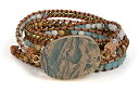 SPUNKYsoul ブレスレット アクセサリー ブランド かわいい SPUNKYsoul 5 Wrap Bead Bracelet for Women with Agalmatolite, Jasper, Blue Agate, Labradorite and Hematite for WomenSPUNKYsoul ブレスレット アクセサリー ブランド かわいい