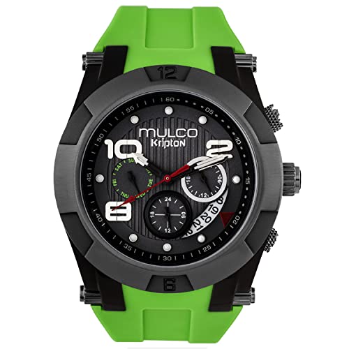 腕時計 マルコ メンズ MULCO Kripton Viper Quartz Multifunction Movement Men's Watch | Premium Ana..