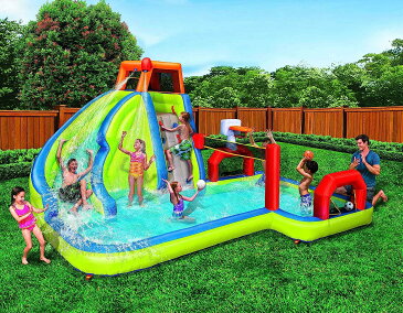 プール ビニールプール ファミリープール オーバルプール 家庭用プール 【送料無料】2-in-1 Ultimate Combo Pack (Aqua Sports Water Park & Climb 'N Bounce Clubhouse)プール ビニールプール ファミリープール オーバルプール 家庭用プール