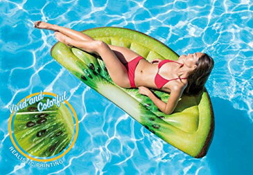 フロート プール 水遊び 浮き輪 【送料無料】Intex Kiwi Slice Inflatable Mat with Realistic Printing, 70