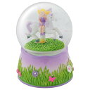 スノーグローブ 雪 置物 インテリア 海外モデル Purple Fairy and Unicorn Rotating Tabletop Dresser Nightstand Figurine Decoration 100MM Sturdy Glitter Water Wind Up Musical Snow Globe Plays Tune You are My Suスノーグローブ 雪 置物 インテリア 海外モデル