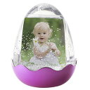 スノーグローブ 雪 置物 インテリア 海外モデル FINE PHOTO GIFTS Plastic Easter Egg 2 x 3 Photo Snow Globe with a Metal Plated Magenta Baseスノーグローブ 雪 置物 インテリア 海外モデル