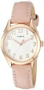 腕時計 タイメックス レディース Timex Women's TW2T66500 Briarwood 28mm Pink/Rose Gold Genuine Leather Strap Watch腕時計 タイメックス レディース
