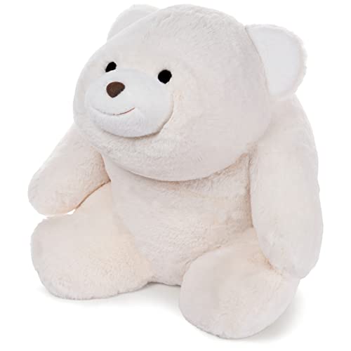 ガンド GUND ぬいぐるみ リアル お世話 GUND Snuffles Teddy Bear Stuffed Animal Plush Polar Bear Extra Large, White, 18