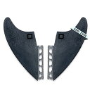 サーフィン フィン マリンスポーツ Surf Squared Twin Keel Fins (2 Fins) - Solid Fiberglass Flex for Lightweight Durability & Top Surfing Performance - Compatible with Futures Single Tab Surfboards - Blackサーフィン フィン マリンスポーツ