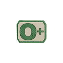 ミリタリーバックパック タクティカルバックパック サバイバルゲーム サバゲー アメリカ MAXPEDITION O+ POS Blood Type Patch ...