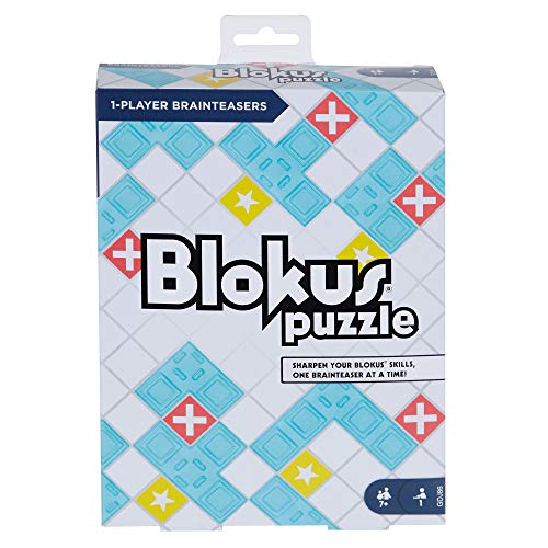 ボードゲーム 英語 アメリカ 海外ゲーム Mattel Games Blokus Puzzle One-Player Travel Game, Fun and Challenging Strategy Game for Kids and Adults, with Game Board, 21 Snap-Fit Pieces and 48 Puzzle Cards, Great for 7ボードゲーム 英語 アメリカ 海外ゲーム