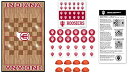 ボードゲーム 英語 アメリカ 海外ゲーム MasterPieces Family Game - NCAA Indiana Hoosiers Checkers -...