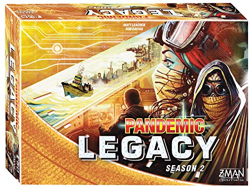 ボードゲーム 英語 アメリカ 海外ゲーム Pandemic Legacy Season 2 Board Game (Yellow) - Fight to Save Humanity from Plague Cooperative Strategy Game for Kids and Adults, Ages 13 , 2-4 Players, 60 Minute Playtime, Mボードゲーム 英語 アメリカ 海外ゲーム