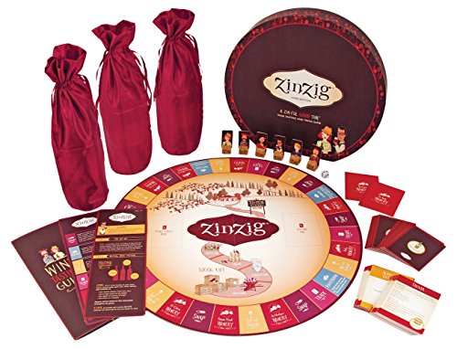 ボードゲーム 英語 アメリカ 海外ゲーム Zinzig Wine Tasting And Trivia Board Game by Trueボードゲーム 英語 アメリカ 海外ゲーム