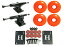 ウィール タイヤ スケボー スケートボード 海外モデル DECK 5.0 Black/Black Skateboard Trucks + 52mm Orange Wheels Comboウィール タイヤ スケボー スケートボード 海外モデル DECK