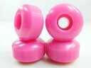 52mm x31mm プロカラー スケートボードホイール ピンク 99a 4個セット