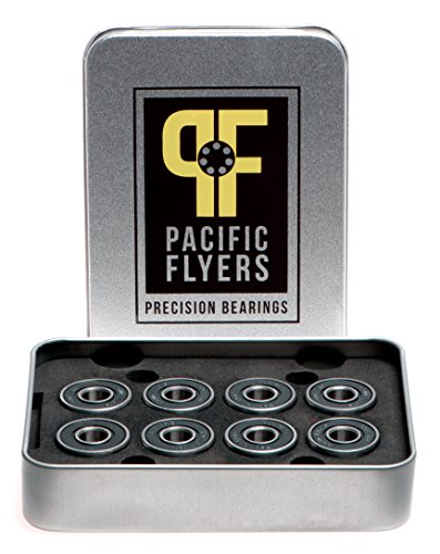 ベアリング スケボー スケートボード 海外モデル 直輸入 Si3N4 Pacific Flyers Premium Ceramic Si3N4 Silicon Nitride Skateboard Bearings / Set of 8ベアリング スケボー スケートボード 海外モデル 直輸入 Si3N4