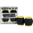 ブッシュ スケボー スケートボード 海外モデル 直輸入 Bones Hardcore 4pc Medium Black Yellow Bushings Skat...