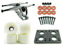 トラック スケボー スケートボード 海外モデル 直輸入 DECK 180mm Polished Trucks 70mm Wheels Combo (Solid ...