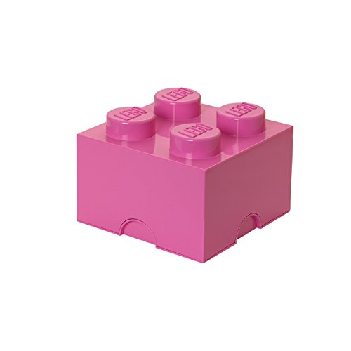 S Room Copenhagen LEGO Storage Brick 4, Bright Pink (4003)S