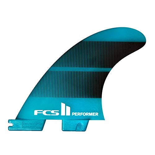 サーフィン フィン マリンスポーツ FCS II Performer Neo Glass Thruster Fin Set Teal Gradient XSmallサーフィン フィン マリンスポーツ