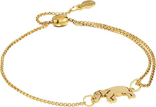 アレックスアンドアニ アメリカ アクセサリー ブランド かわいい 【送料無料】Alex and Ani Women's Elephant Pull Chain Bracelet, 14kt Gold Plated, Expandableアレックスアンドアニ アメリカ アクセサリー ブランド かわいい