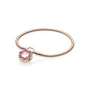 パンドラ ブレスレット チャーム アクセサリー ブランド PANDORA Ladies Heraldic Radiance Padlock Bracelet, Rose and Pink and Purple Crystals Sterling Silver Bracelet Size 16パンドラ ブレスレット チャーム アクセサリー ブランド