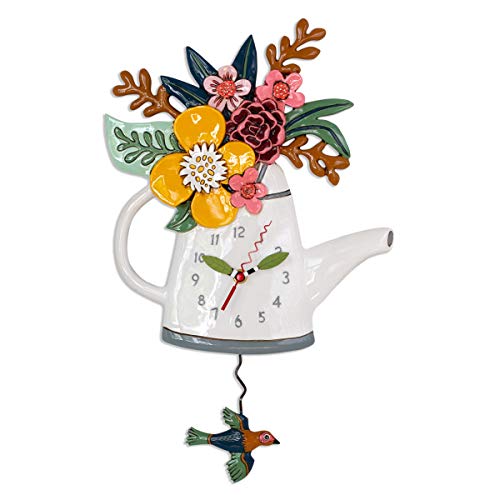 ɳݤ һ ƥꥢ ǥ ꥫ Allen Designs P1992 Swinging Pendulum Clock Blossoms 17.5 Inches X 11 Inchesɳݤ һ ƥꥢ ǥ ꥫ