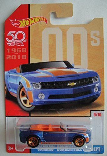 ホットウィール マテル ミニカー ホットウイール Hot Wheels 00s, BLUE CAMARO CONCERTIBLE CONCEPT 9/10 50TH ANNIVERSARYホットウィール マテル ミニカー ホットウイール