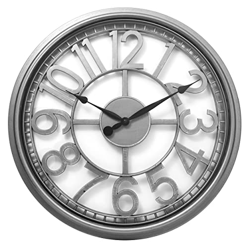 壁掛け時計 インテリア インテリア 海外モデル アメリカ Westclox 33171S 20-Inch See-Through Wall Clock with Silver Case壁掛け時計 インテリア インテリア 海外モデル アメリカ