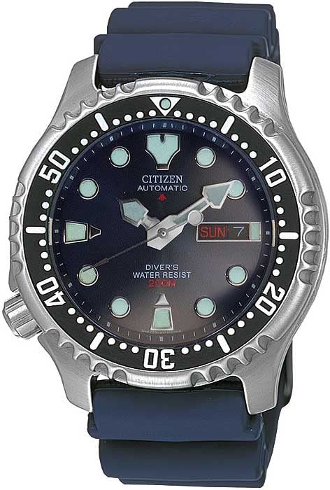 腕時計 シチズン 逆輸入 海外モデル 海外限定 Citizen Men 039 s Analogue Automatic Watch with a Rubber Band Promaster Marine, Silver Tone, Strap腕時計 シチズン 逆輸入 海外モデル 海外限定