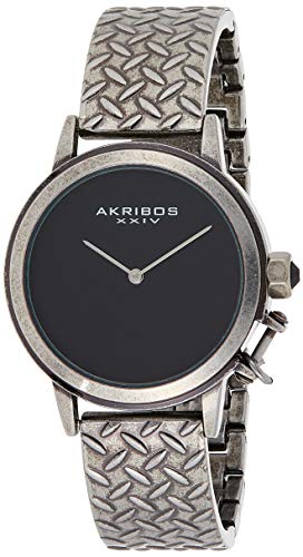 腕時計 アクリボスXXIV レディース Akribos XXIV Women's Swiss-Quartz Watch with Stainless-Steel Strap, Grey, 18 (Model: AK966SSB)腕時計 アクリボスXXIV レディース