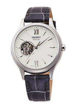 腕時計 オリエント レディース 【送料無料】Orient Ladies Elegant Collection Open Heart Grey Leather Watch RA-AG0025S腕時計 オリエント レディース