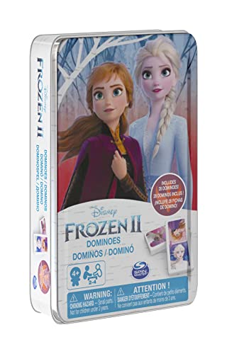 アナと雪の女王 アナ雪 ディズニープリンセス フローズン Spin Master Games Disney Frozen 2 Dominoes Game Set in Storage Tin, for Families and Kids Ages 4 & upアナと雪の女王 アナ雪 ディズニープリンセス フローズン