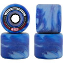 ウィール タイヤ スケボー スケートボード 海外モデル Landyachtz 63mm 78a Sky Blue Swirl Fatty Fattie Hawg...